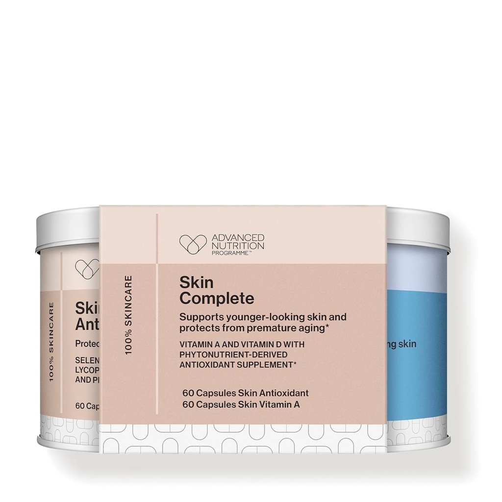 Programa avanzado de nutrición Skin Suplemento completo distribuido por jane iredale, suministro de 60 días