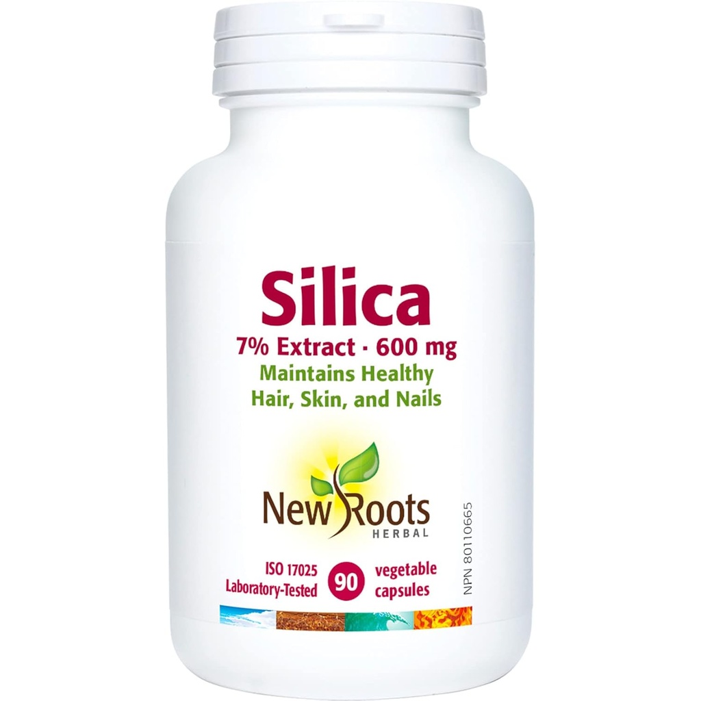 [BRSWIAQ4DN5QKGTO] NUEVAS ROOTS HERBAL Silica 7% Extracto 600Mg, 90 CT