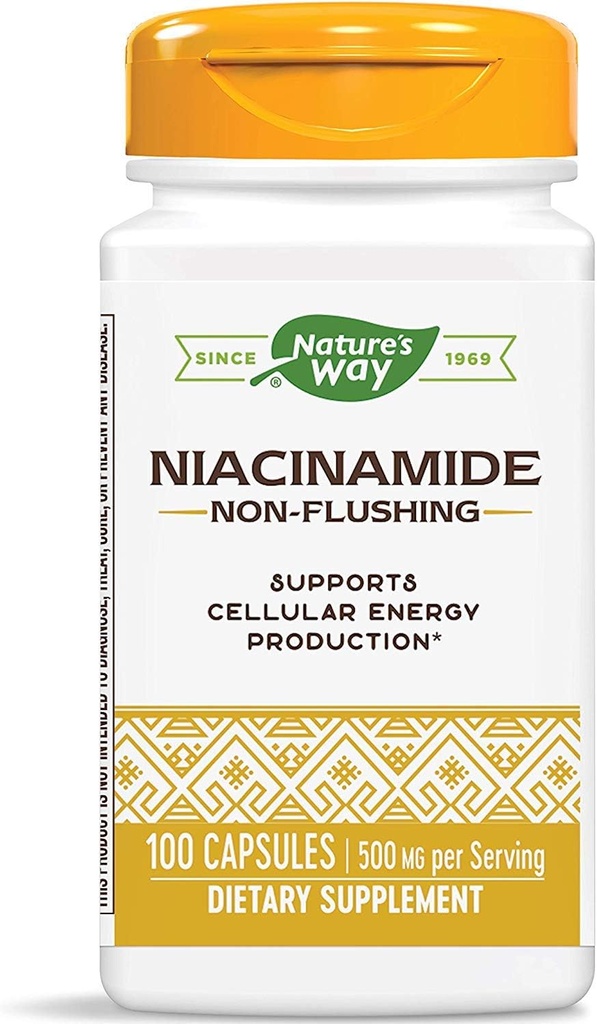 Camino de la Naturaleza Niacinamide 500mg - 100 cápsulas (4 Pack)