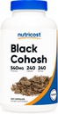 Nutricost Black Cohosh 540mg, 240 cápsulas - No GMO, Gluten Free