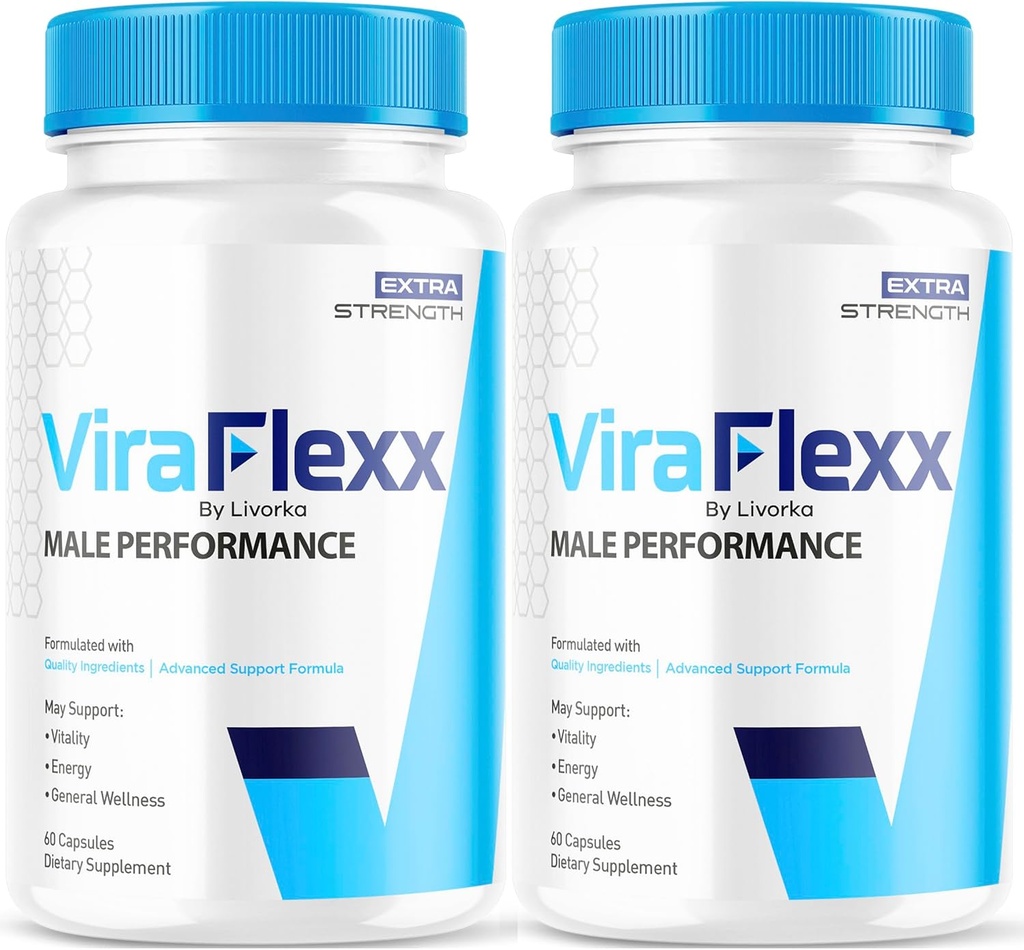 (2 Pack) ViraFlexx Pro Capsules para Hombres, Original ViraFlex Pro Male Support Pills All Natural Support Salud general, ViraFlex Premium Advanced Formula, Vira Flexx Comentarios, 120 cápsulas para 2 meses