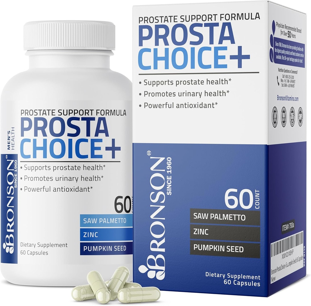 Bronson Prostate Health Support Suplemento 60 cápsulas