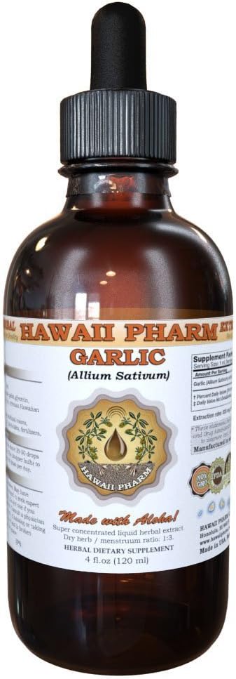 Hawaii Pharm Ajo (Allium sativum) Liquid Extract 4 Oz
