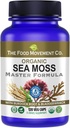 Sea Moss Master Fórmula con Burdock Root & Bladderwrack for Gut Health ← Suplemento Vegan Orgánica para Mujeres & Hombres
