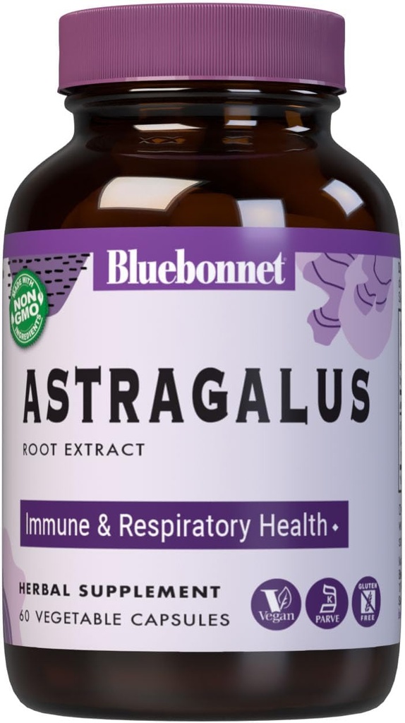 [BRSWIYYOBIHQOFDG] BlueBonnet Astragalus Root Extract Suplemento, 60 Cuenta