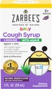 Zarbee's Baby Cough Syrup + Immune with Organic Agave + Zinc; Sabor de uva natural; para bebés 6+ meses, 2 Fl Oz(Pack of 1)