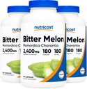 Nutricost Bitter Melon 600mg, 180 cápsulas (3 botellas)