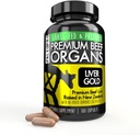 Paleo Pro Liver Gold Premium Beef Organs Capsules, Premium Beef Liver from Grass Fed & Pastured Cows in New Zealand, Dietary Supplement, No Añadido Hormones or Antibiotics, 180 Capsules