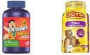 Vitaminas Flintstones Vitaminas Chewable Niños, Completo Multivitamínico " L’il Critters Fiber Daily Gummy Suplemento para Niños, para el soporte digestivo, Berry y Lemon Flavors, 90 Gummies
