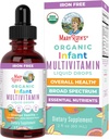 MaryRuth Organics Multivitamin for Infants Silencio USDA Orgánica ← Multivitamin Liquid Drops for Babies 6-12 Meses ← Immune Support & General Wellness ← Vegan ← Non-GMO Silencio Gluten Gratis Silencio 2 Fl Oz