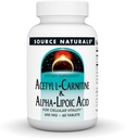 Fuente Naturals Acetyl L-Carnitina & Ácido Alfa-Lipoico, para Vitalidad Celular*, 650mg - 60 Tabletas