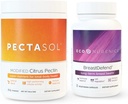 EcoNugenics promueve la salud materna y el apoyo celular - BreastDefend 30 cápsulas + PectaSol-C Citrus Modificados Pectin 454 Grams Bundle