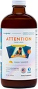 LIQUIDHEALTH Atención Liquid Multivitamin para Niños y Adolescentes - Mejora la Retención de la Memoria, Concentración, Focus, Mood, Relajación & Calming - Hecho en Estados Unidos, Gran Sabor, Vegan, Libre de Azúcar (16 oz)