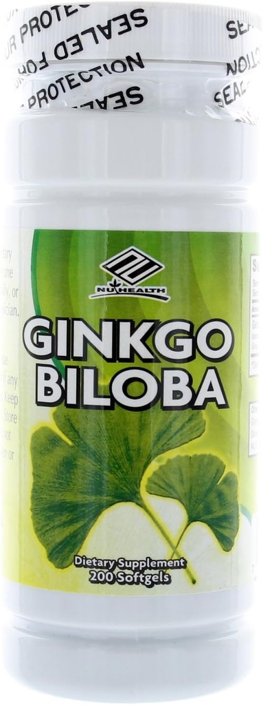 Ginkgo Biloba 60 Mg 200 Softgels