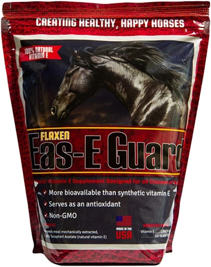 Flaxen EAS-E Guard 4 lb, Natural Vitamina E Equine Suplemento, con Importante Antioxidante
