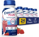 Asegurar más Fresa Nutrición Afeitar Reemplazo de Meal Afeitado Silencio listo para beber Silencio 16g Proteína y 27 Vitaminas y Minerales Silencio 8 fl oz - 24 Pack