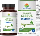 Brieofood Organic Cissus Quadrangularis 1500mg, 45 Servings, Vegetarian, Gluten Free, 90 Tablets Vegetarianos