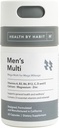 Salud por Habit Mens Multi Suplemento (60 cápsulas) - 23 Vitaminas y Minerales Esenciales, Apoya Salud General & Bienestar, No GMO, Libre de Azúcar (1 paquete)