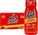 Vitamina Power Shot - Cherry Flavor, Taurine-Free, Sugar-Free, 12 Pack (2.03 fl oz Cada uno) - Boost Energy, Focus, and Vitality with B Vitamins and L-Arginine