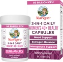 MaryRuth Organics 3-in-1 Daily Health 40+ Probióticos para las mujeres sometidas clínicamente probados  Estrógeno Suplemento para las mujeres ← 50 Billion CFU ← Allergen Free ← 30 ct