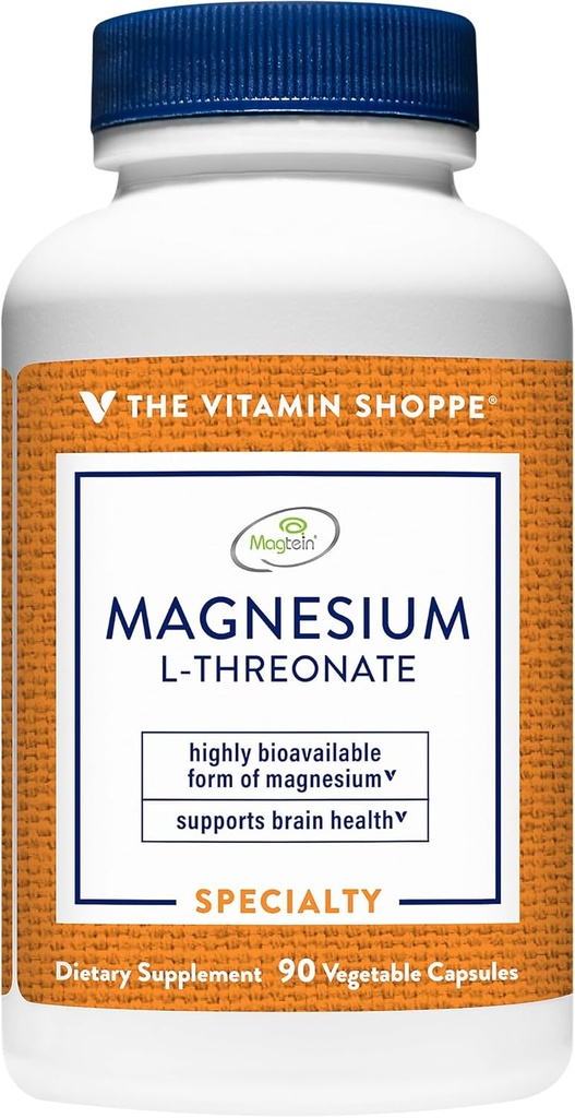 Magnesio Threonate - Apoyo a la salud cerebral (90 cápsulas vegetales)