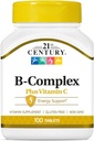 21st Century Healthcare, B Complex Plus Vitamina C, Tablets 100 Count (Pack of 1)