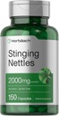 Horbäach Stinging Nettle Capsules 2000mg Silencio 150 Conde Silencio Herbal Leaf Extract Suplemento Silencio Non-GMO, Gluten Free