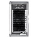 Eyelash Extensions 0.07mm Thickness D Curl Length 17mm Single Size Rapid Volume Eyelash For Lash Extensions, Easy Fan Blooming Flower Lashes, Self Fanning Lashes, (0.07,D,17mm)
