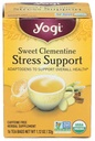 Yogi Tea Organic Sweet Clementine Stress Support Suplemento, 16 Conde