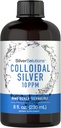 Carlyle Colloidal Silver ← 10 PPM Silencio 8 oz (236 mL) Silencio Nano Silver Technology Solutions Silencio Vegetarian, Non-GMO, & Gluten Free Supplement