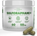 5000mcg de Sulforafane Verificado Real Lab Suplemento - Broccoli Seed Extract 50mg Suplementos - Promueve la función cognitiva, Liver & Cellular Support - 60 Vegan Capsules/Pills