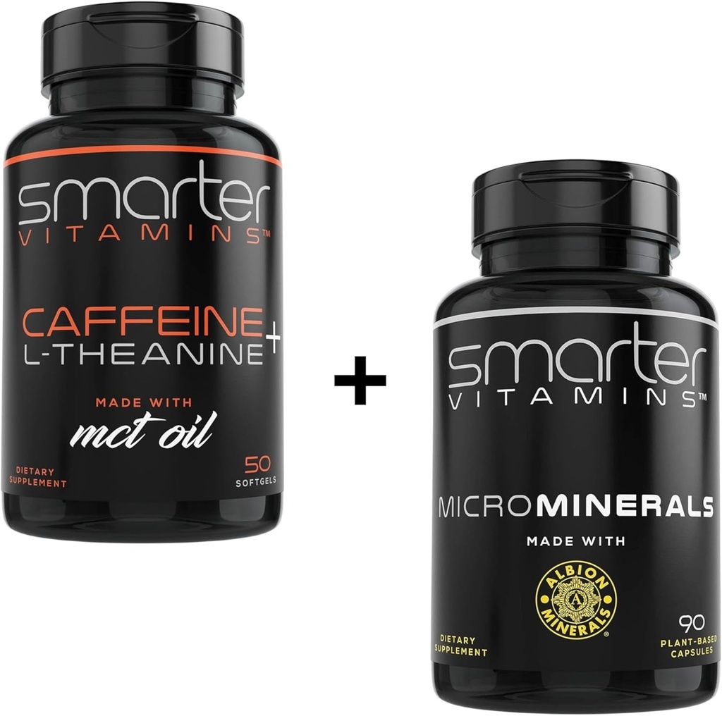 Boost Bundle – Caffeine + L-Theanine + MicroMinerals para Smooth, Energía lasting & Vitality