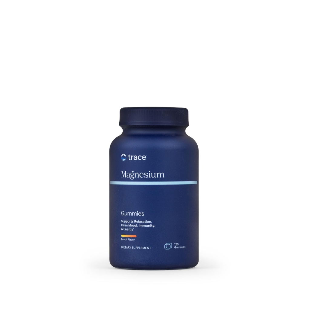 Trace Minerals Magnesium 84mg - Suplemento de Magnesio Chewable para Bone & Heart Health Support - Immune System Support - Aids Relax &amp; Healthy Sleep - Tangerine, 120 Gummies (120 Servings)