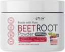 Powder de remolacha - Nitric Oxide Boost y Heart Health - No GMO Suplemento de Superalimentos - Natural Berry Mix Flavor, 30 Servimientos