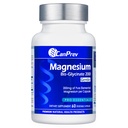 CanPrev Magnesium BisGlycinate 200mg Gentle 60 Veg Caps, 60-Day Supply, Chelated Magnesium Supplement for Bone &amp; Muscle Support, Easy to Digest, Promote Relaxation & Comfort, Vegan, Non-GMO, No Sugar
