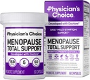 CHOICE del Médico Menopause Probiotic Supplement for Women - Supports Hormone Balance, Hot Flashes, Night Sweats, Weight Management, Bloating & Gut Health - with Black Cohosh, Resveratrol+ - 60ct