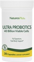 NaturesPlus Ultra Probióticos - 30 cápsulas Vegan - Soporte completo del cuerpo del espectro - Incluye acai prebiótico - 30 Actuaciones