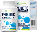 Probióticos para Mujeres & Hombres, 300 Billones CFU Probióticos de 12 Strains + Prebióticos Orgánicos Blend para Digestivo Diario, Inmune, Gut, Bloating, Gut Health for Women & Men, Establo Stable - 60 cápsulas