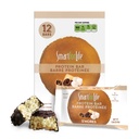 Smart for Life High Protein Bars - Smores - Low Sugar Crunchy 14g Protein Meal Replacement Bares – 12 Bares - Funciona con las serpientes de proteína de la dieta de cookies – No GMO – Smores Protein Bar