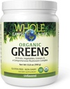 Mar entera de Factores Naturales, Verdes fermentados orgánicos, Suplemento alimenticio completo vegano, Desarrollado, 13.8 Oz