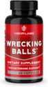 Wrecking Balls (60 Capsules), apoya la producción natural de hormonas masculinas esenciales por su cuerpo para soportar la unidad más completa, la vitalidad masculina y el aumento de la resistencia. (Made in the USA)