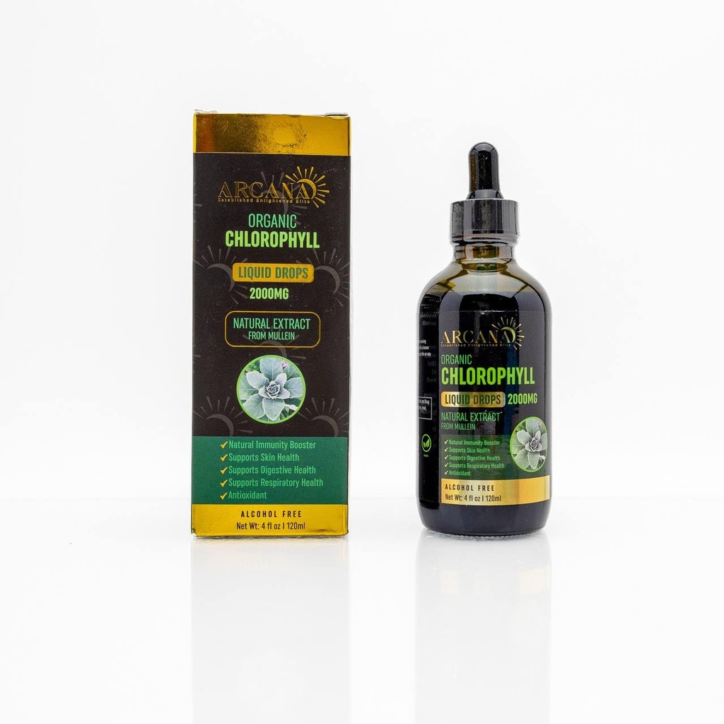 ARCANA Chlorophyll Extract Liquid Supplement, 2000mg, 120ml