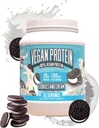 Powder de proteína vegana - Cookies & Crema - Polvo de proteína de base vegetal superior, 20g Proteína por servicio