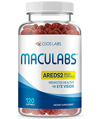 Eye Vitamins - AREDS 2 Based Formula - Eye Vitamin with Lutein & Zeaxanthin for Macular Health - Vision Supplements for Adults - 120 Softgels Support & Care for Eyes - Made in USA