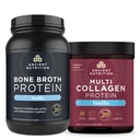 Ancient Nutrition Bone Broth Protein Powder, Vanilla, 40 Servings + Multi Collagen Protein Powder, Vanilla, 60 Servings