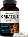 Creatine Monohydrate Capsules 3000mg Por Serving, 300 Conde Ø Micronized, Unflavored Creatine Pills ← Pre-Workout & Muscle Strength Support TEN Easy to Swallow, Filler-Free TEN 50 Servings