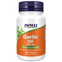AHORA Suplementos de alimentos, Aceite de ajo 1500 mg, Tamaño de servicio Equivalente a Ajo de cierre completo, 100 Softgels