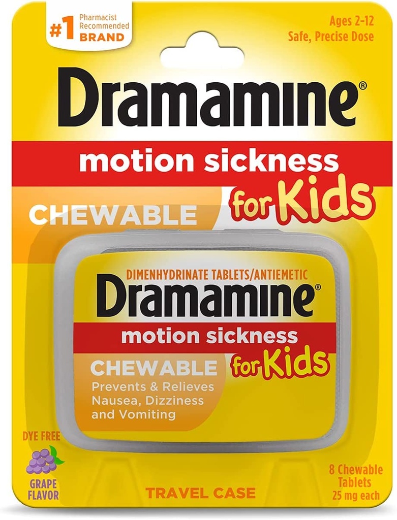 Dramamine Kids Chewable Size 8ct Dramamine Kids Chewable 8ct