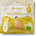 Go-Lacta® Cápsulas de Moringa 100% orgánica para madres de lactancia materna - 60 cápsulas - vitaminas postnatales puras - Suplementos de lactancia para aumentar la oferta de leche - vitaminas posparto para mujeres