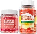 Complejo de vitamina B Gummies rellenos + vitamina B1